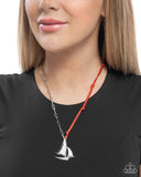 Sailboat Shimmer - Red