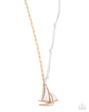 Sailboat Shimmer - White